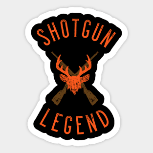 Shotgun Hunting Legend Sticker